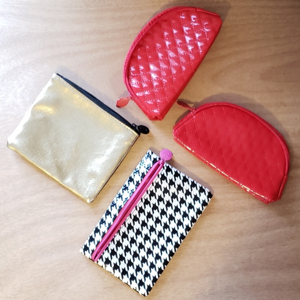 Lot of 4 Ipsy Makeup Bags